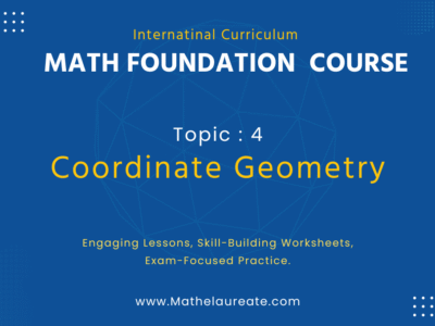 4. Coordinate Geometry